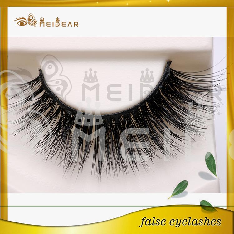 Eyelash with 3D mink fur material